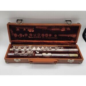 Vintage Artley 18-0 Silver Plated Flute 425153 Nogales Arizona USA With Case